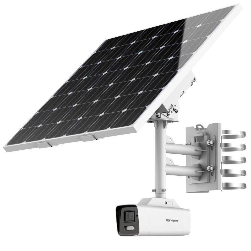 Hikvision 4MP Motorized Varifocal Bullet Solar Power 4G Network Camera Kit