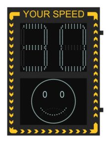 Hikvision Radar-Assisted Speed LED Display (YJP5474-28-2-R)